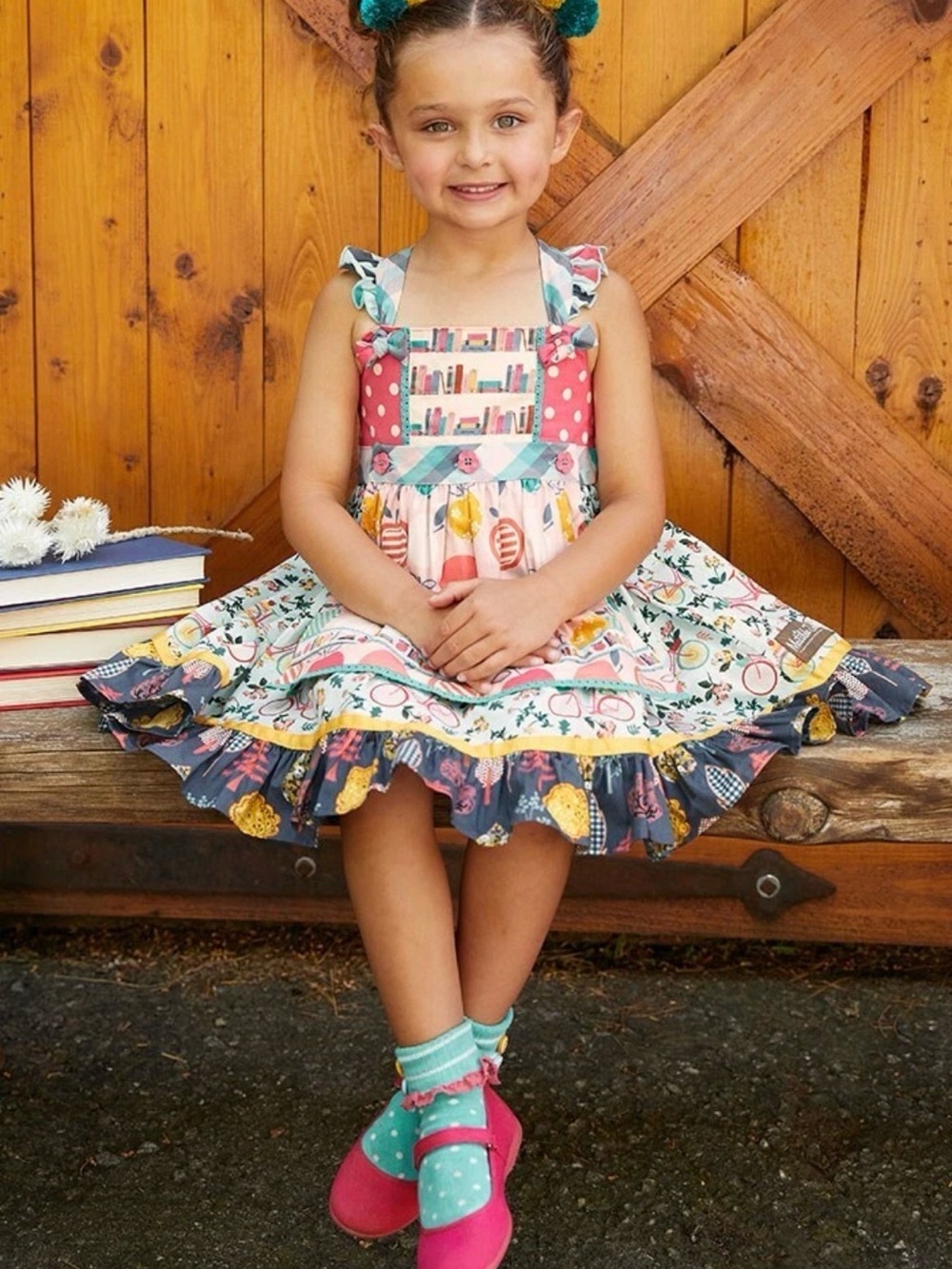Matilda Jane Wonderment Bike Path Knot Dress size 8